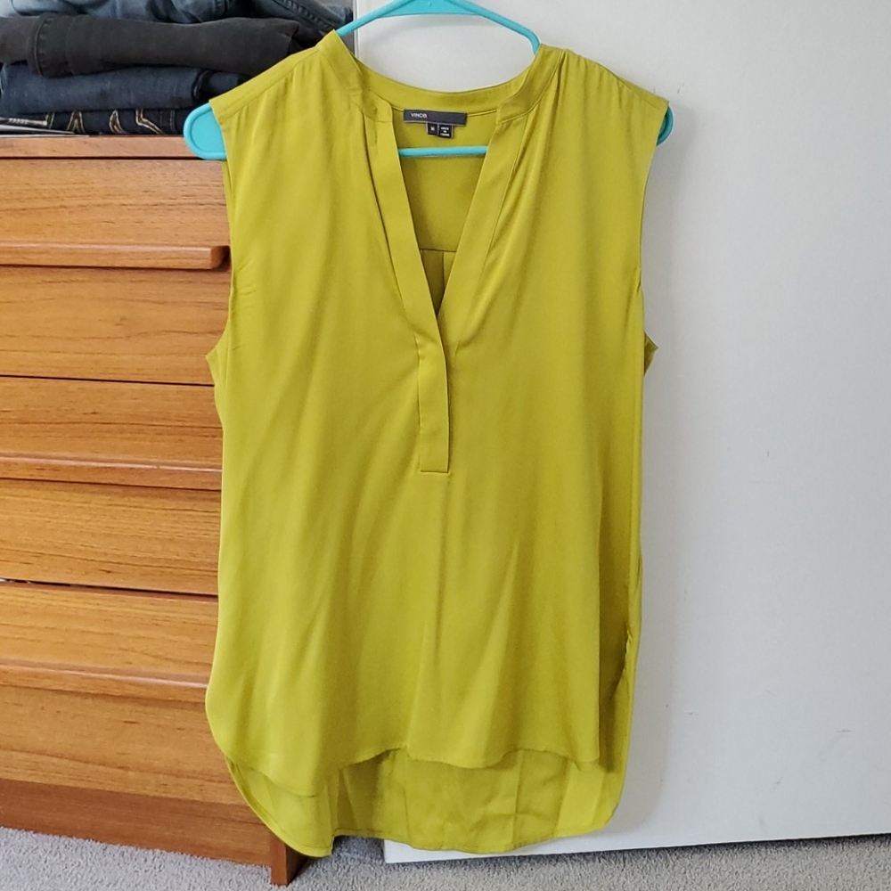 Vince silk tank top